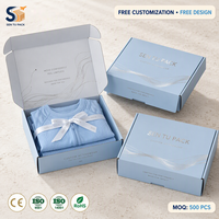 Boîte à vêtements personnalisée, boîte d'expédition en carton ondulé, emballage couleur, fournisseur direct d'usine OEM ODM