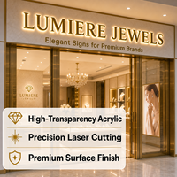 Enseignes lumineuses personnalisées en acrylique 3D avec logo LED pour devanture de magasin, bureau, mur, image de marque, enseignes LED intérieures et extérieures