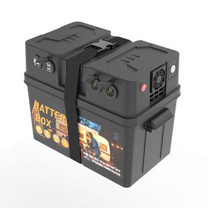 High Quality Prismatic <b>Waterproof</b> Plastic 12V Battery <b>Box</b> Large USB Outlets Marine Empty <b>Storage</b> Batteries High-Energy USB Plugs - Product Image 4