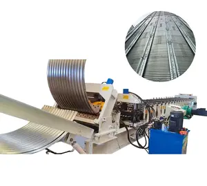 Metal Galvanized Steel Corrugated Grain Storage Silo Wall Sheet Roll Forming Machine