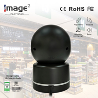 Escáner de Códigos de Barras 2D de Escritorio, Omnidireccional, Automático, Lector de Códigos QR 1D/2D, USB, Tamaño A4, Negro, en Stock, para Comercio Minorista y Supermercados