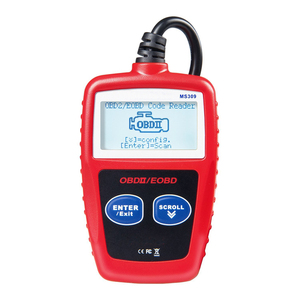 Lecteur de code OBDII rouge pour véhicule, <span class=keywords><strong>outil</strong></span> de diagnostic automobile, écran LED, garantie 1 an, analyse du moteur de voiture, certifié CE MS309 - Product Image 5