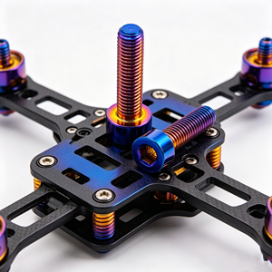 Titanium Alloy Motorcycle Bicycle Hexagon Socket Button Head Bolt Hexagon Head Screw Blueing Full Size Customization - Product Image 4