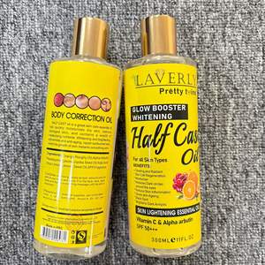 プライベートラベル7日間スーパーホワイトニングエッセンシャルオイルアンチダークスポットフェイスとボディスキンケアマッサージオイル - Product Image 1