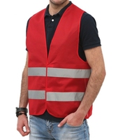 Gilet di Sicurezza Riflettente ad Alta Visibilità con Tasche Multiple, Traspirante, EN ISO 20471, Abbigliamento da Lavoro per Cantieri Edili