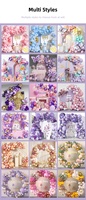 Kit d'arche de guirlande de ballons en latex vert, blanc et or pour la décoration de fête d'anniversaire, de baby shower, de révélation du sexe et de mariage