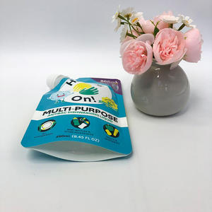 Impresión personalizada 250ml superficie brillante bolsa de pie con boquilla para lavado de manos bolsa de sellado térmico de detergente líquido - Product Image 3