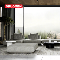 Ventanas Corredizas Horizontales Modernas de Aluminio Delgado con Recubrimiento en Polvo, Fáciles de Limpiar, Vista Panorámica, Resistentes al Viento, para Dormitorio y Sala de Estar