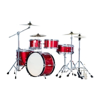 Custom Percussion Instruments Junior Drums Kit Set for Beginner's Practise Set of Drums