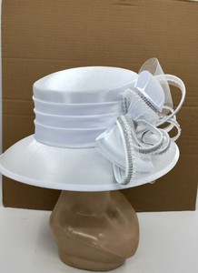 Fashion <strong>Women</strong> Feather Handmade <strong>Wedding</strong> White Formal Party Lady Church <strong>Hat</strong> Wholesale New Elegant <strong>Women</strong> for Mother 's Day - Product Image 3