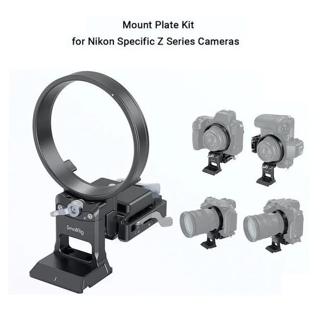 For Rotatable Collar Mount Plate for Z5/Z6/Z7/Z6II/Z7II/Z8 Cameras Aluminum Alloy Arca-Type Manfrotto RC2 38-16/14-20
