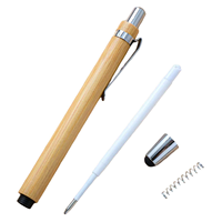 Nouveau stylo à bille en bambou 1,0 mm, logo personnalisable, idéal pour les cadeaux et les souvenirs