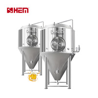 Réservoirs de fermentation de bière 300L avec pression pour la production de vin de fruits Équipement de cave en acier inoxydable de 3000 litres à guichet unique