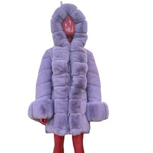 Manteau d'hiver imperméable tendance 2025 pour filles, col détachable, veste longue ample - Product Image 1