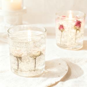 Velas de Cera de Soja Hechas a Mano con Lindo Diseño Floral y Aroma a Jazmín, Juego de Regalo Personalizado para Bodas, Cumpleaños, Venta al por Mayor para Navidad - Product Image 3