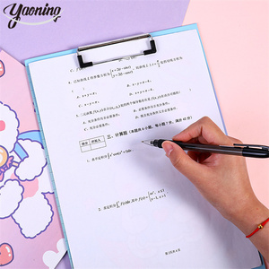 Mẫu Miễn Phí 2023 Dụng Cụ Sắp Xếp Văn Phòng Phẩm Hợp Thời Trang Thư Mục Lưu Trữ Kim Loại In Hình Gấu Thời Trang Trường Học Văn Phòng Có Kẹp Nhiều Màu - Product Image 6