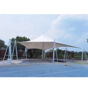 Estructura de Membrana de Tela con Revestimiento de PTFE PVDF para Paisajismo, Estructura de Membrana para Canchas Deportivas de Baloncesto, Carpa Grande - Product Image 2