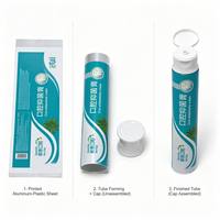 Fabricant d'usine, tubes en plastique personnalisés, emballage en gros, OEM, étiquette privée, tube de dentifrice, tube cosmétique