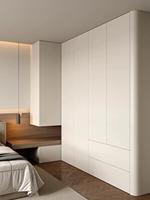 Armoire de rangement modulable moderne avec logo personnalisé, suspendue, pour dressing, dressing intégré, salon, combinaison armoire-penderie, du sol au plafond, en MDF