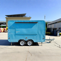 Onlywe Chariot mobile personnalisable pour hot-dogs, café, pizza, camion de restauration, remorque entièrement équipée à vendre aux États-Unis