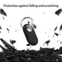 Custodia Morbida in Silicone a Copertura Totale con Portachiavi, Adatta per Chiavi, Borse, Bagagli, Compatibile con Samsung Galaxy Smart Tag