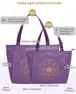 Free sample 18L Side-Cinch Shopper Gym Yoga Tote <b>Bag</b> Lightweight Nylon Shoulder Beach <b>Travel</b> Tote <b>Bags</b> for <b>Women</b> Handbag - Product Image 5