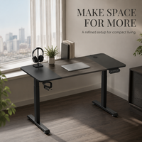 Bureau relevable en placage de bois massif AOR pour le bureau et les jeux à domicile, disponible en design moderne, options multicolores, vente en gros d'usine