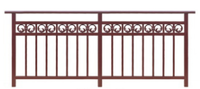 Rampe de balcon moderne en alliage d'aluminium et acier, garde-corps d'escalier résistant à la rouille, installation facile pour hôtels, appartements, villas, écoles