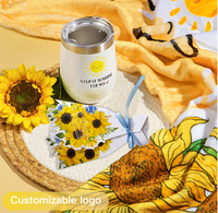 Cadeau personnalisé pour la fête des mères, cadeau unique pour envoyer du soleil, article de relaxation, cadeau de rétablissement pour femmes, panier de soins, cadeau tournesol