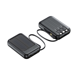 10000mAh Banque d'énergie <span class=keywords><strong>solaire</strong></span> <span class=keywords><strong>Chargeur</strong></span> portable Voyage en plein air Camping <span class=keywords><strong>Randonnée</strong></span> Centrale électrique avec câbles intégrés et lumière LED - Product Image 1