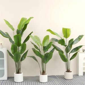 Pianta in Vaso a Foglia Grande Stile Nordico, Simulazione di Banana, Facile da Mantenere, Impermeabile e Durevole, Decorazione - Product Image 4