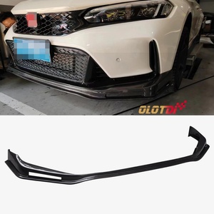 Alerón Delantero Estilo Cuchara de Fibra de Carbono para Honda Civic 11TH FL5 Type R 2022-2023, Tuning Automotriz - Product Image 1