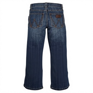 Wangsheng para <span class=keywords><strong>Hombre</strong></span>, Jeans de Corte Holgado Estilo Vintage, Edición Limitada, Lavado Medio, Cintura Media, Denim Sólido con Spandex/Algodón, Bordado - Product Image 1