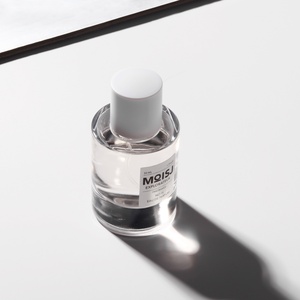 Cilindro de tapa blanca mate de 50ml de ancho Perfumería En stock Botella de perfume de vidrio de niebla larga de calidad - Product Image 5