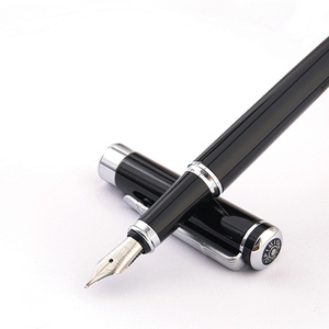 エグゼクティブ真鍮万年筆 314ステンレス鋼 イリジウムM字型ペン先 ビジネス署名用 企業ギフト 高級プレゼンテーション用 - Product Image 1