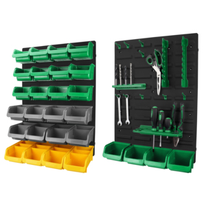 Factory Wholesale <b>Wall</b> <b>Mounted</b> <b>Storage</b> <b>Bins</b> Plastic Garage Rack Screw <b>Storage</b> Tool Organizers - Product Image 3