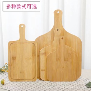 Tabla de cortar de bambú rectangular multifunción para cocina, tabla de cortar para frutas, queso, carne, bandeja para hornear - Product Image 2