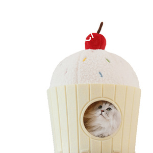 Cama para Gatos Fukumaru Muffin - Cálida, Linda y Cerrada, Estilo Fieltro - Apta para Todas las Estaciones. - Product Image 2