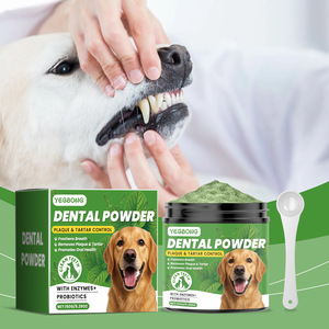 Polvo Limpiador Dental para Perros, Limpia Suavemente los Dientes, Elimina la Placa y el Sarro, Refresca el <span class=keywords><strong>Aliento</strong></span>, Mantiene el Color, Salud Bucal - Product Image 2