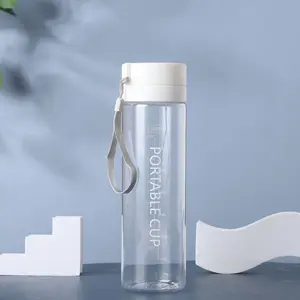 Çay demlik taşınabilir plastik kızlar su şişesi sevimli baskı çocuk içecek su şişesi 600ml800ml özel desenler