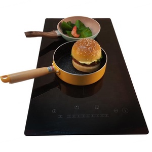 เตาไฟฟ้าแบบสองหัวเตา อินดักชั่นและอินฟราเรด ขนาด 550 มม. - Product Image 1