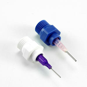 ステンレス鋼1/4糸アダプター接着剤ディスペンサー針コンバーター2.5-32オンス注射器バレルカートリッジチップを適用 - Product Image 3