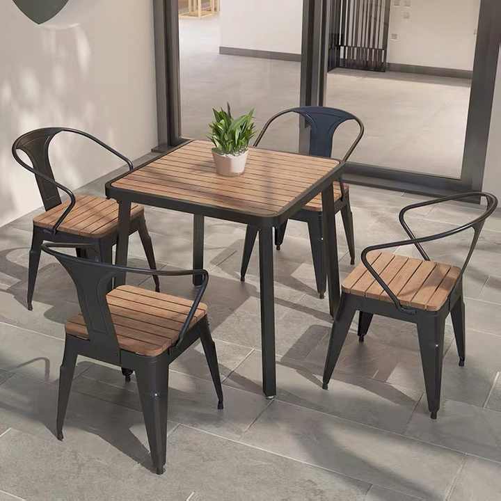 Outdoor Table and Chair Outdoor Table and Chair Courtyard Leisure Small ...