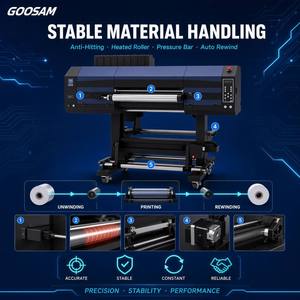 High Speed <b>A1</b> 60cm Roll to Roll UV Dtf Crystal Label <b>Printer</b> 3 Head I3200 I1600 Ab Film Sticker Transfer Printing Machine - Product Image 6