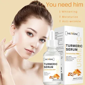 Siero Viso alla Curcuma per Sbiancamento, Idratazione e Correzione Macchie Scure, Olio di Curcuma, Essenza di Zenzero, <span class=keywords><strong>Cosmetici</strong></span> Coreani - Product Image 1