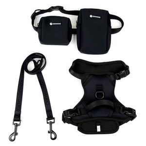<span class=keywords><strong>Harness</strong></span> Anjing Tanpa Tarik yang Dapat Disesuaikan, Set Tali Pinggang Anjing Handsfree dengan Kantong Resleting, Desain Khusus untuk Berjalan dan Berlari, Sabuk Logo Hewan Peliharaan - Product Image 1