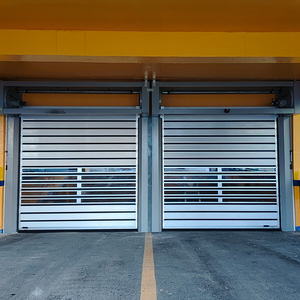 Puerta Enrollable Rápida de Aluminio Antirrobo de Fábrica, Puerta Rápida de Acción Rápida, Puerta Espiral Automática para Estacionamiento - Product Image 5