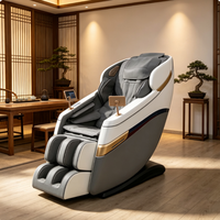 Fauteuil de massage 4D portable et pliable classique 3D à gravité zéro du fabricant, soulagement de la fatigue corporelle, rechargeable par USB pour le bureau
