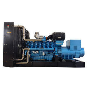 เครื่องกำเนิดไฟฟ้าดีเซล Weichai 750 กิโลวัตต์ ระบายความร้อนด้วยน้ำ 1500 รอบต่อนาที สตาร์ทไฟฟ้า 24 โวลต์ แบบโครงเปิด - Product Image 1