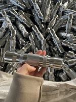 Haltères hexagonaux fixes en fonte avec revêtement en caoutchouc antidérapant pour musculation à domicile et usage commercial